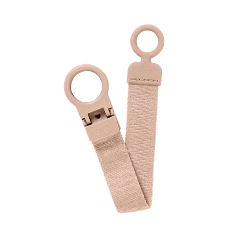 BIBS Accessories - Pacifier Clip - Loop - Blush