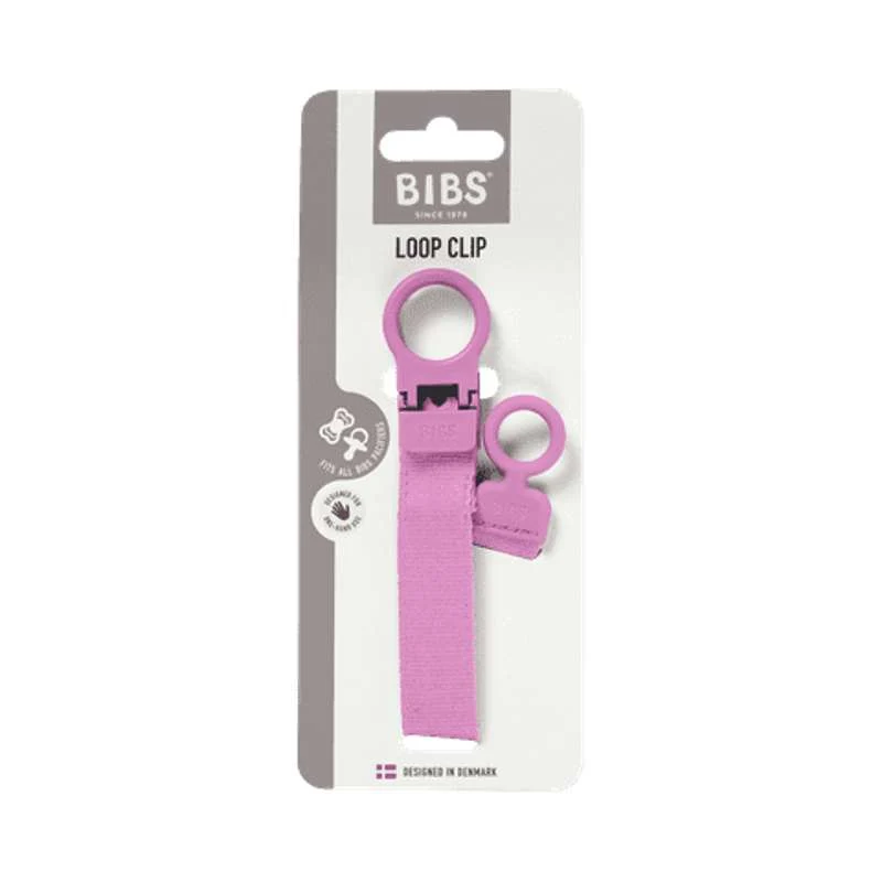 BIBS Accessories - Pacifier Clip - Loop - Bubblegum