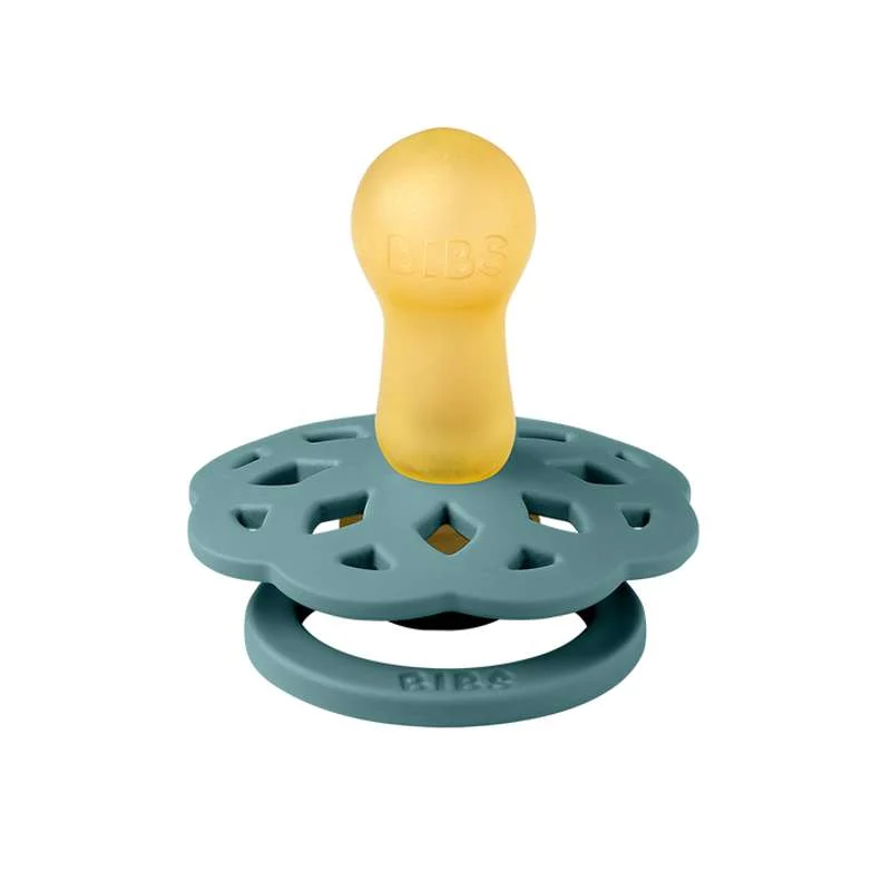 Bibs Boheme Pacifier - sz. 2 - natural rubberized - Island Sea