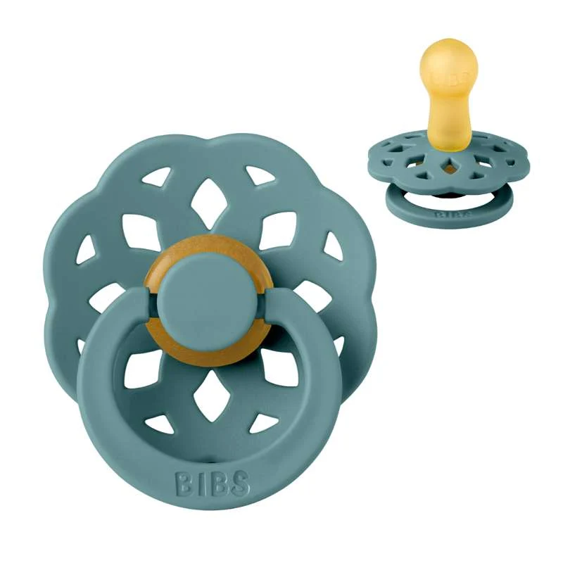 Bibs Boheme Pacifier - sz. 2 - natural rubberized - Island Sea