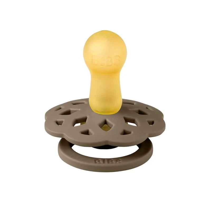 Bibs Boheme Pacifier - sz. 2 - natural tpr - Dark Oak