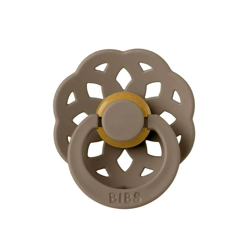 Bibs Boheme Pacifier - sz. 2 - natural tpr - Dark Oak