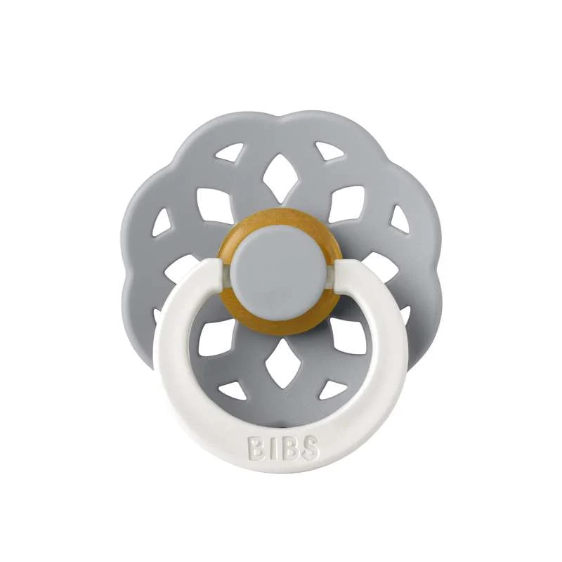 Bibs Boheme Pacifier - sz. 2 - natural tpr - GLOW - Cloud