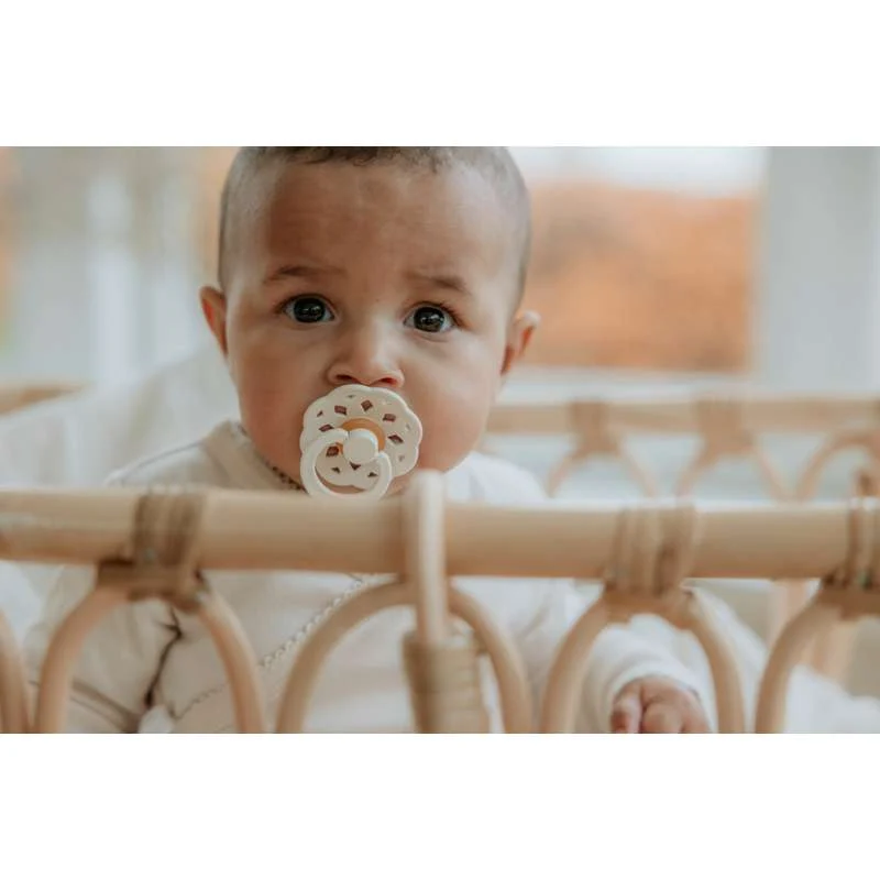 BIBS Round Boheme Pacifier - Sample pack - 3 pcs. - sz. 2 - Babyshower Collection