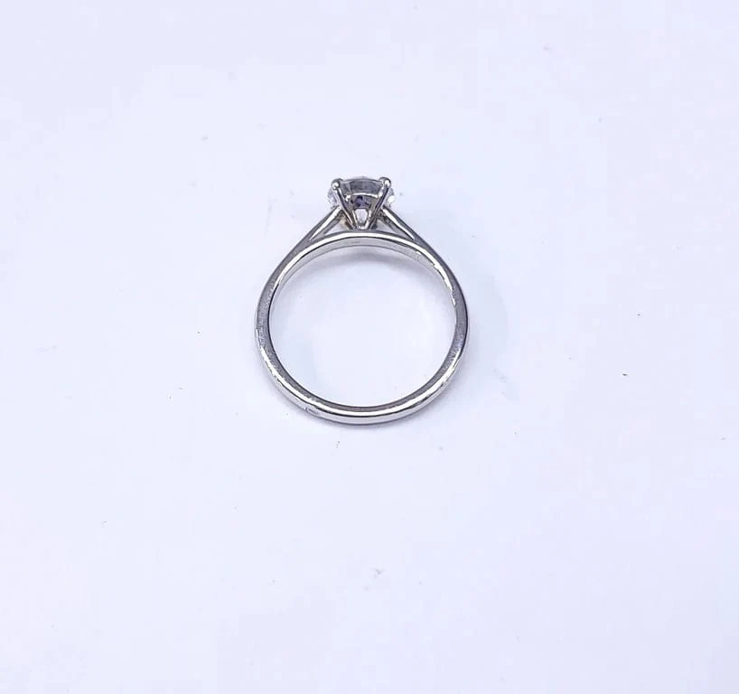 DE BEERS - Пръстен Солитер Платина 1 карат