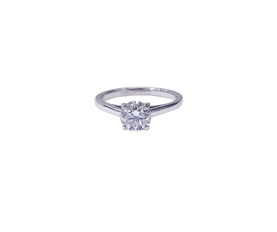 DE BEERS - Пръстен Солитер Платина 1 карат
