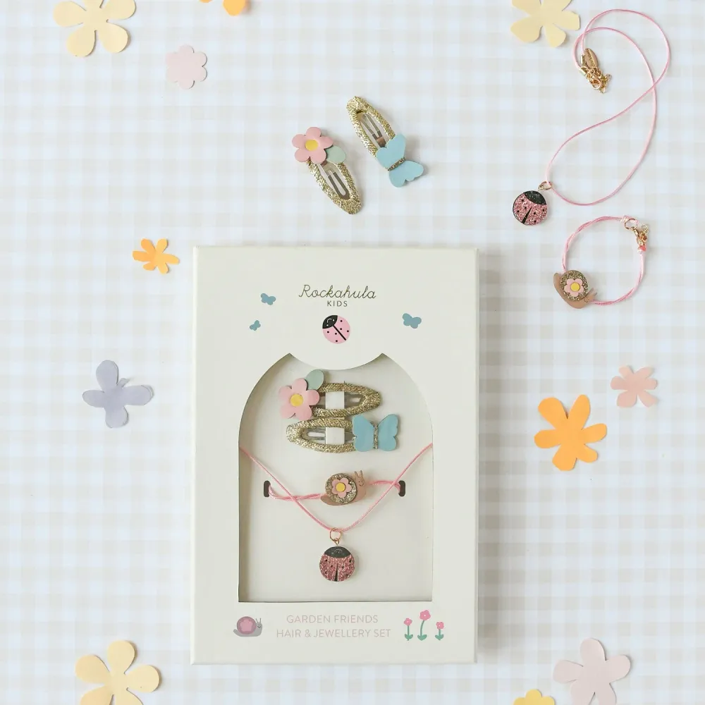 Rockahula Комплект бижута за коса за момичета Garden Friends