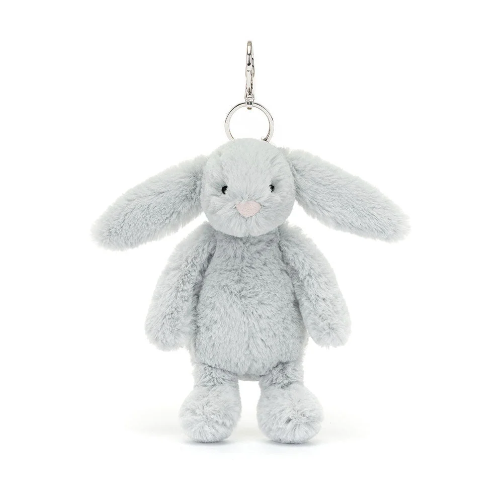 Jellycat бебешка висулка заек сребро 18 cm