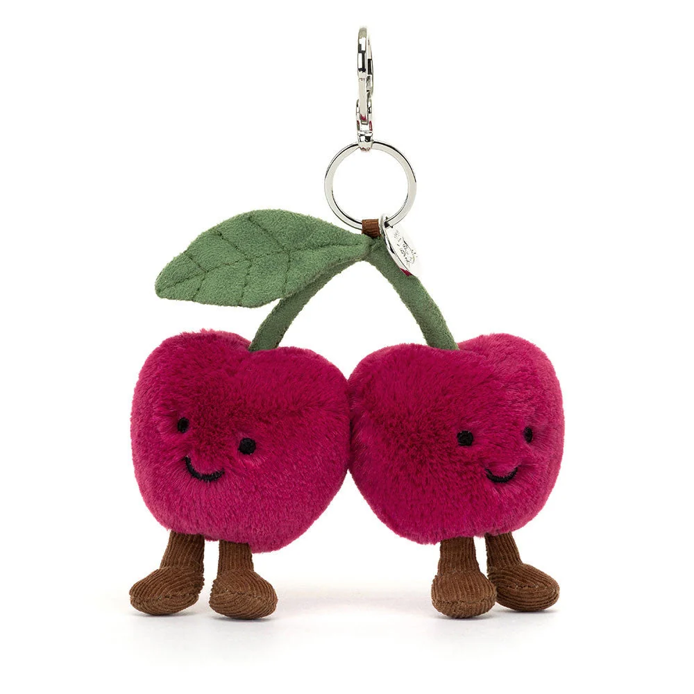 Jellycat Ключодържател Забавни череши 16 см