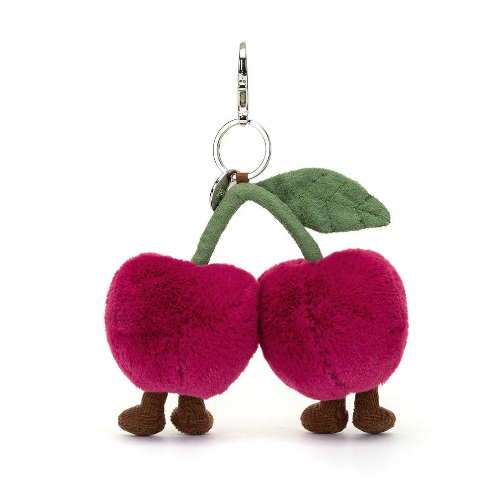 Jellycat Ключодържател Забавни череши 16 см