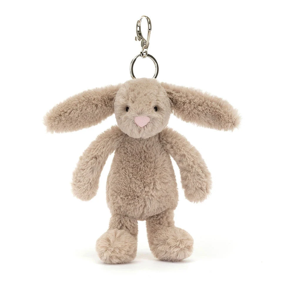Jellycat бебешка висулка заек бежово 18 cm