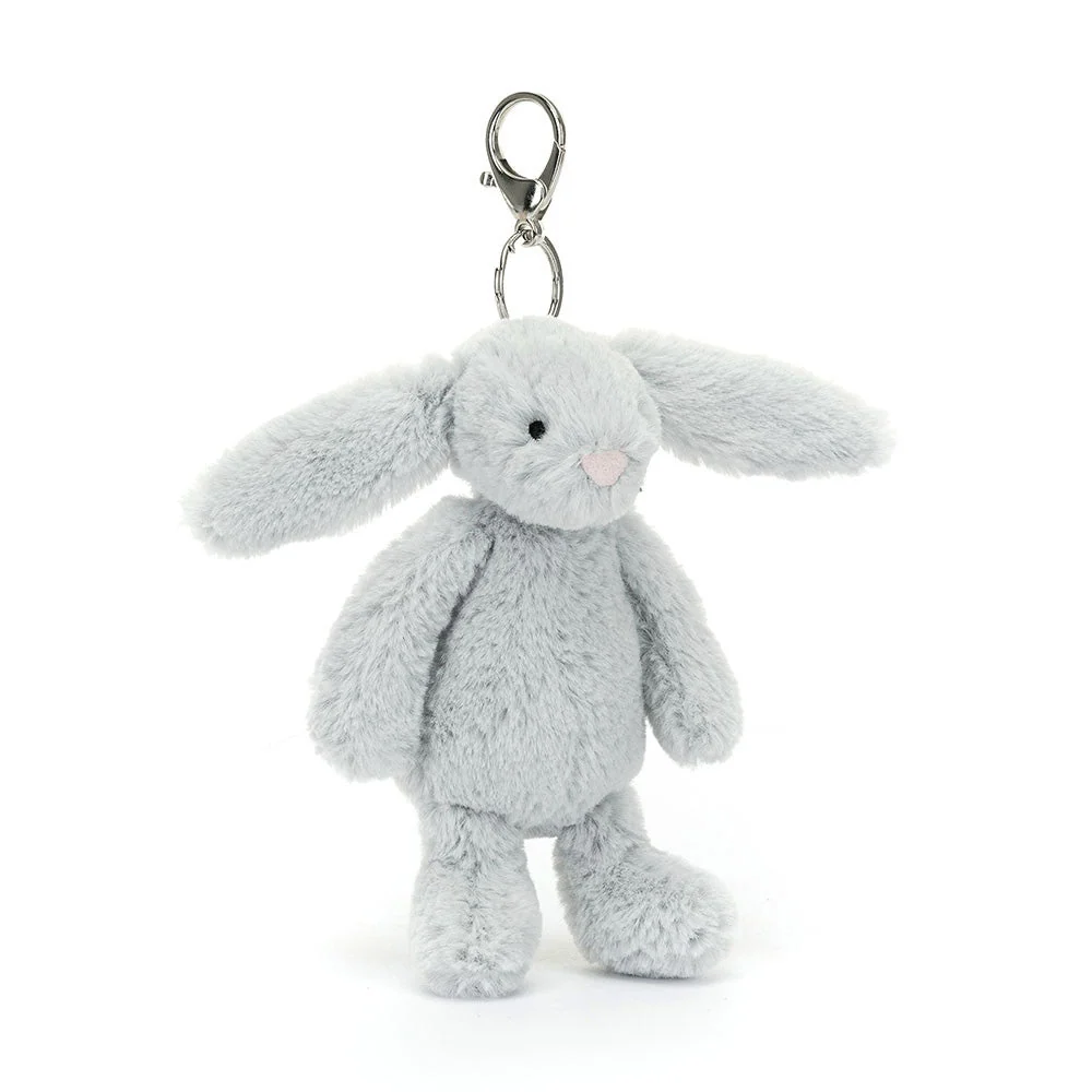 Jellycat бебешка висулка заек сребро 18 cm
