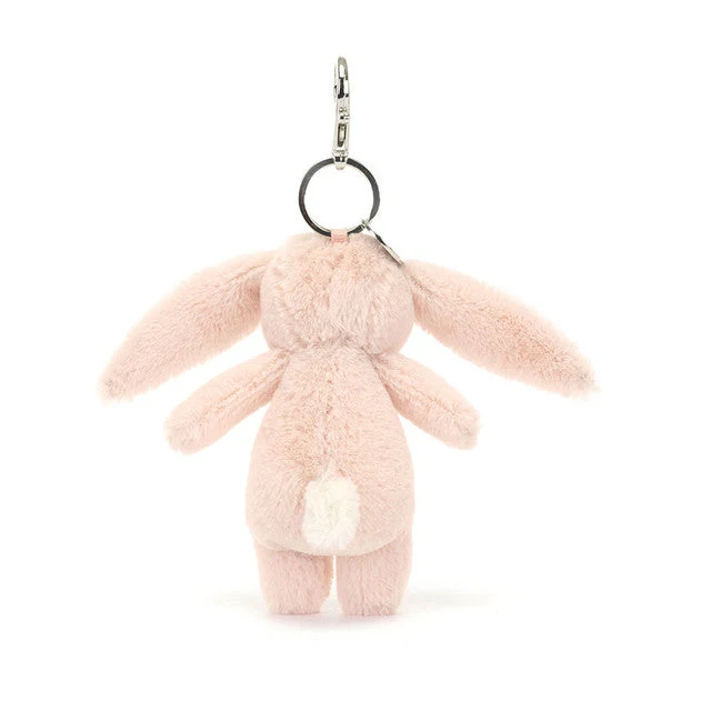 Jellycat Ключодържател Зайче с цветни ушички прахообразно розово 17 см
