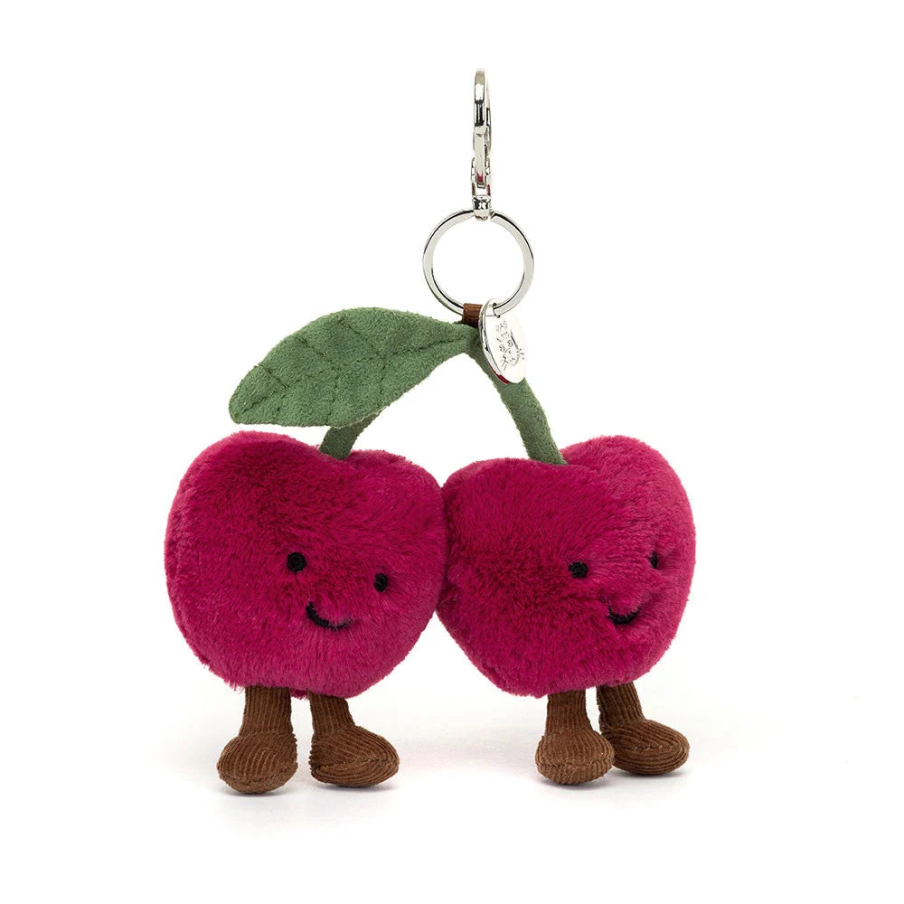 Jellycat Ключодържател Забавни череши 16 см
