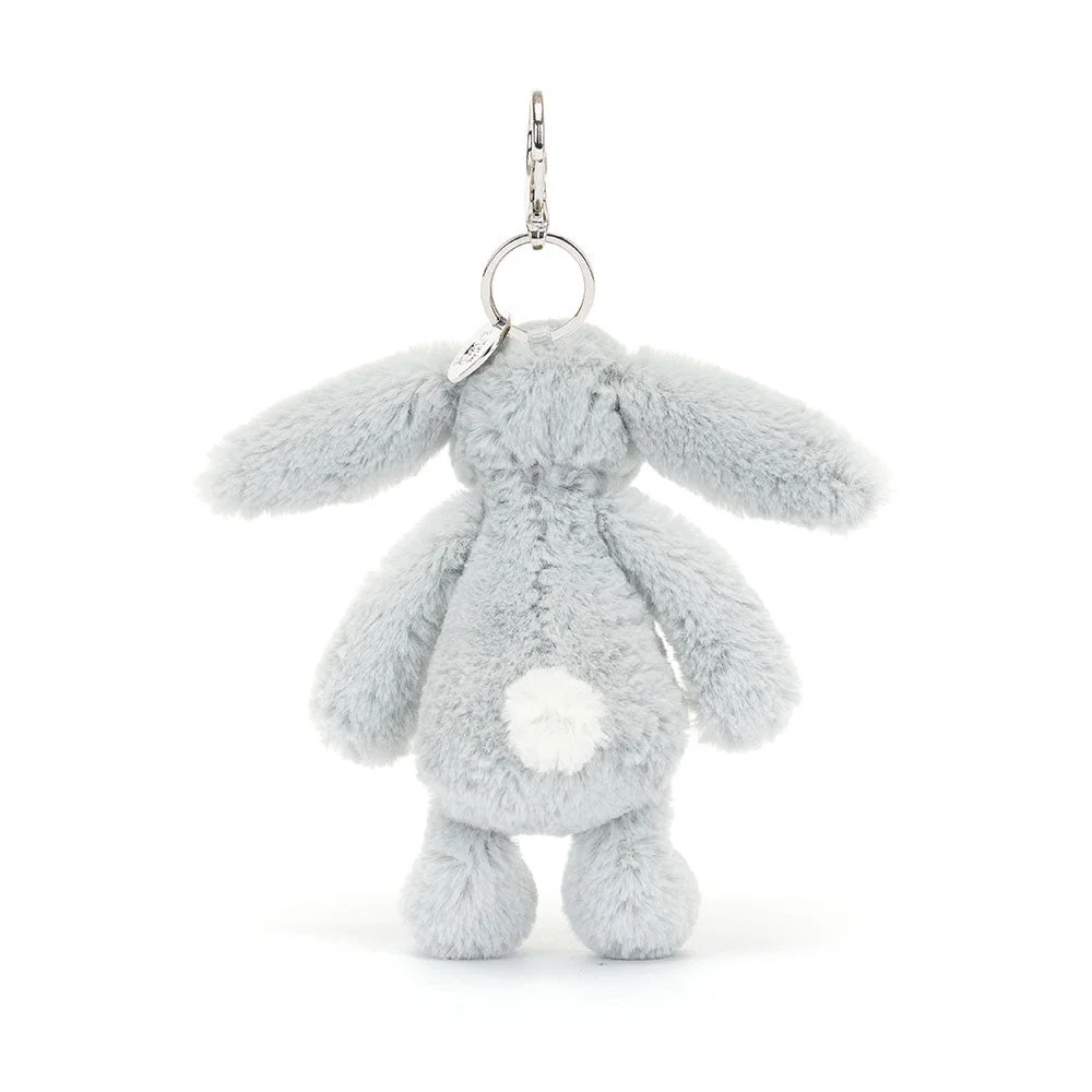 Jellycat бебешка висулка заек сребро 18 cm
