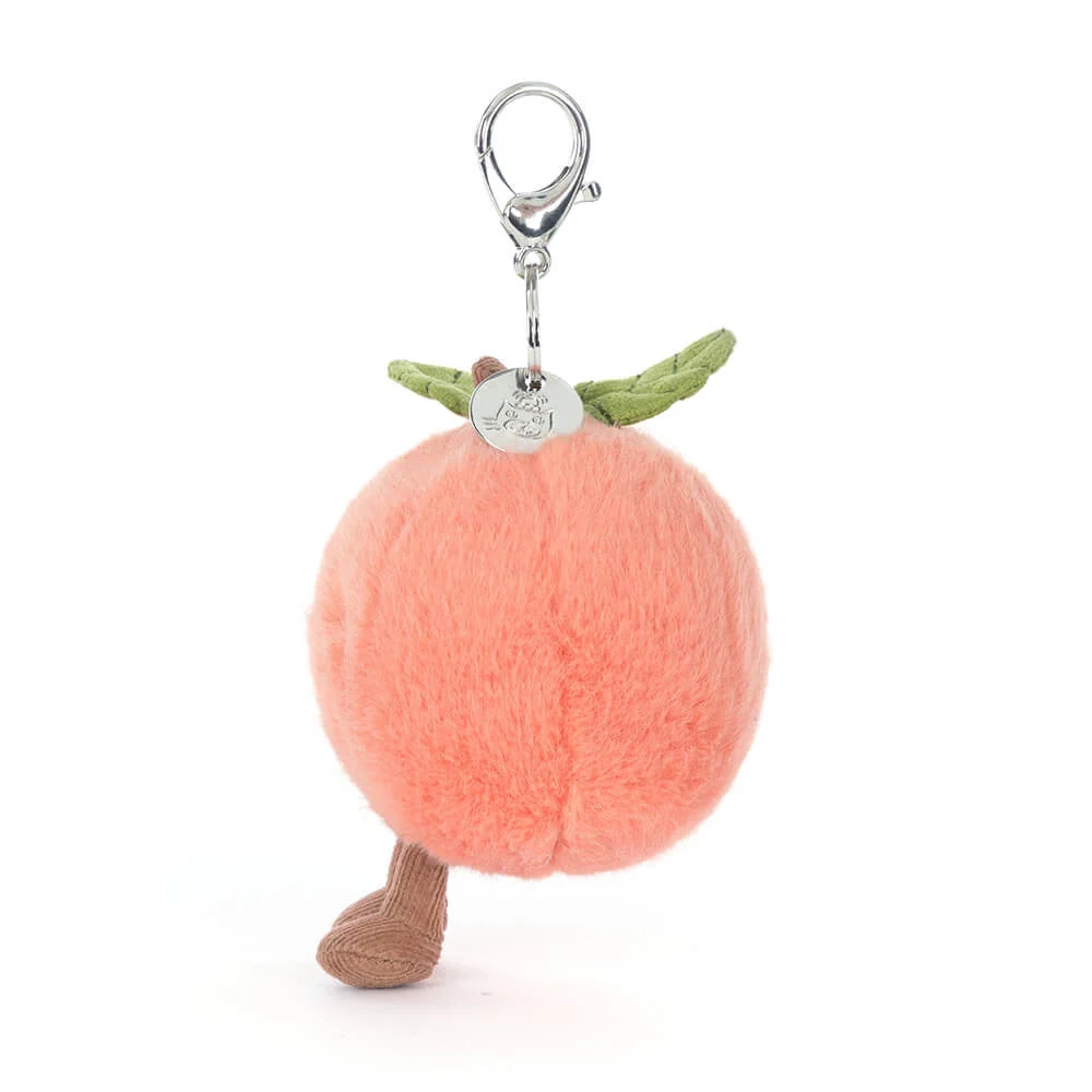Jellycat Ключодържател Amuseables праскова 15cm