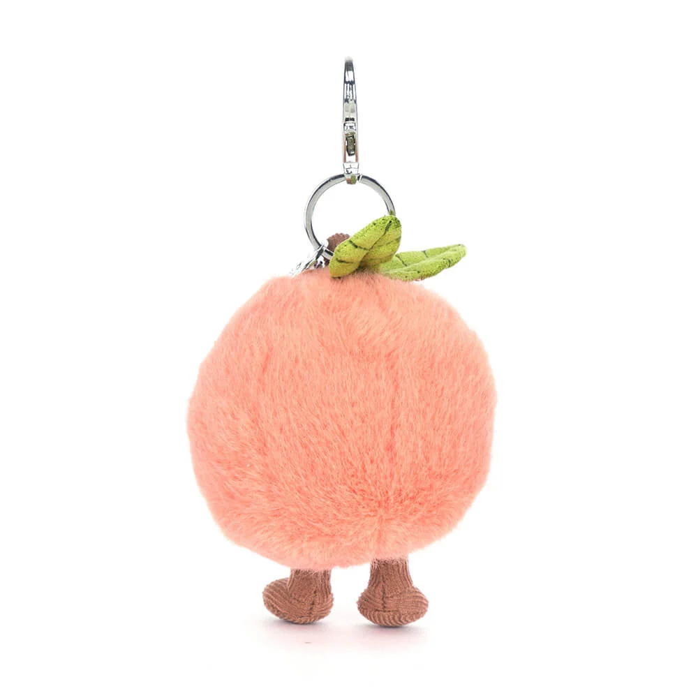 Jellycat Ключодържател Amuseables праскова 15cm