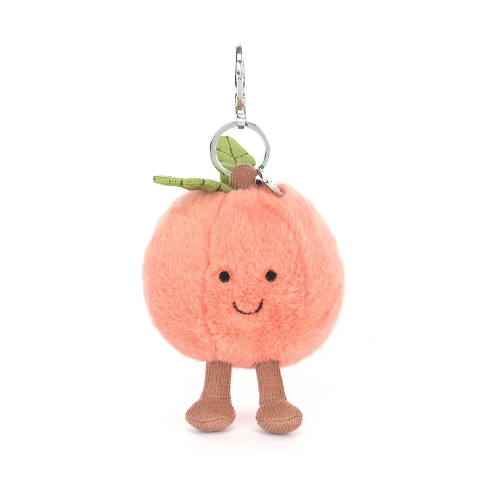 Jellycat Ключодържател Amuseables праскова 15cm