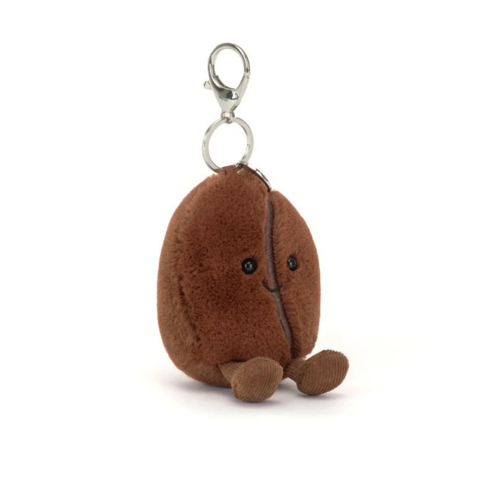 Jellycat Ключодържател happy coffee bean 17 cm
