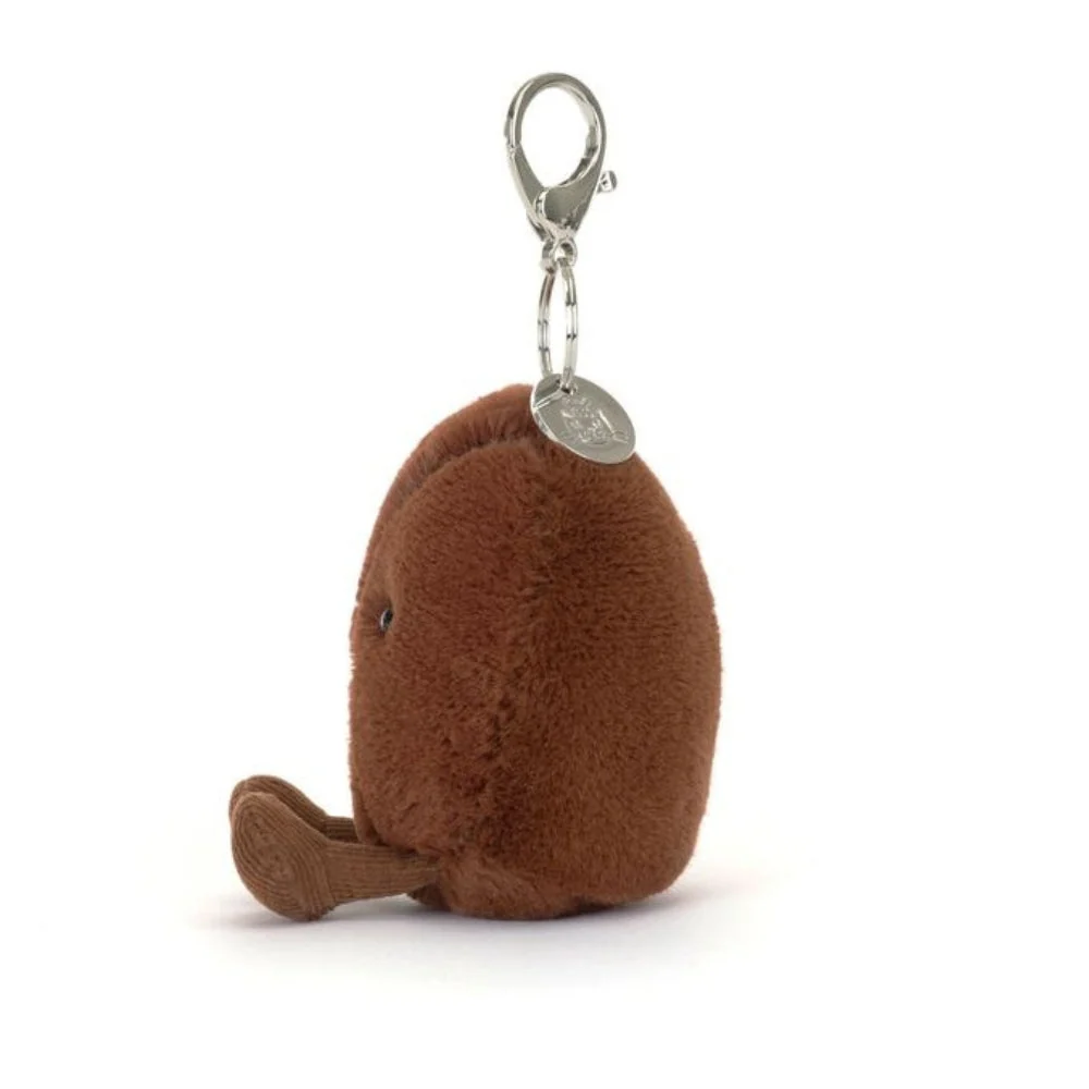 Jellycat Ключодържател happy coffee bean 17 cm