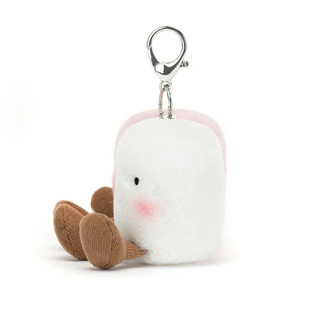 Jellycat Ключодържател Happy Marshmallow 15 cm