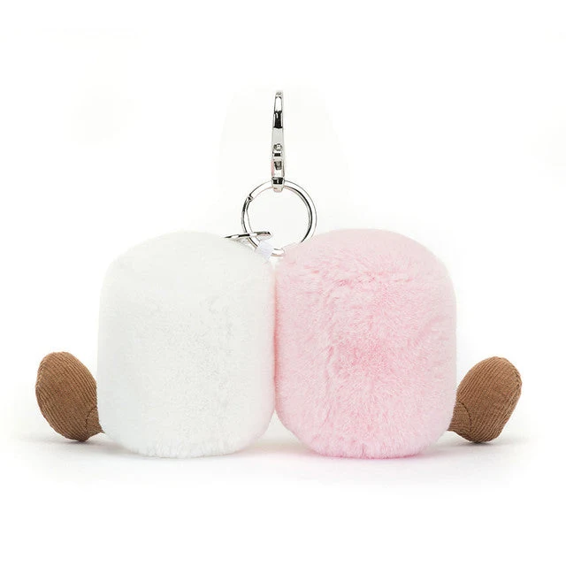 Jellycat Ключодържател Happy Marshmallow 15 cm