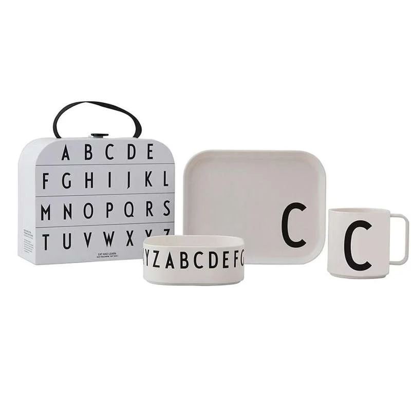 Design Letters Classics suitcase - Tritan spisesæt