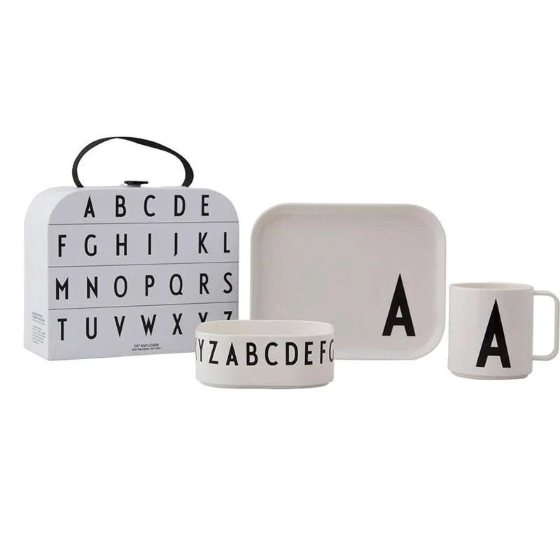 Design Letters Classics suitcase - Tritan spisesæt