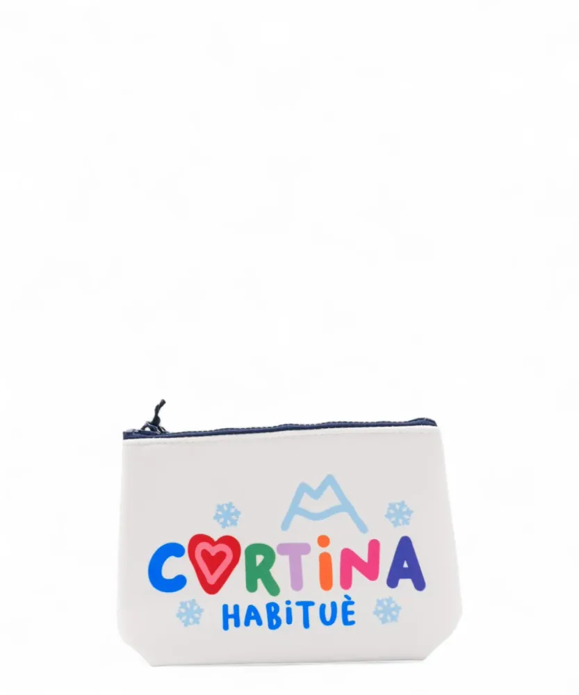 Aline clutch CORTINA print and zip