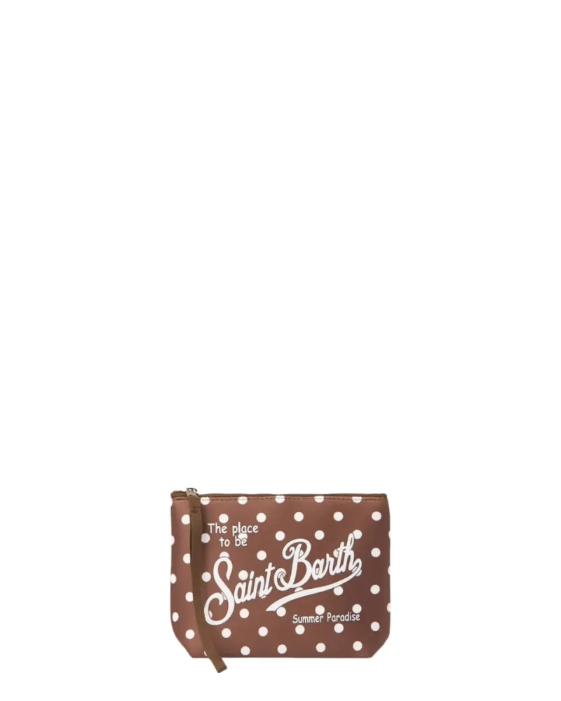 Aline Polka Dot Clutch