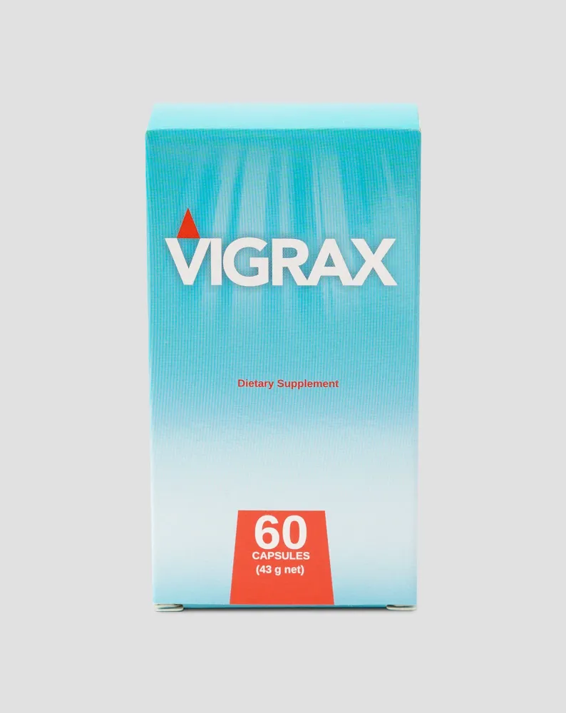 Таблетки за ерекция и потентност с натурални съставки Vigrax 60 капсули