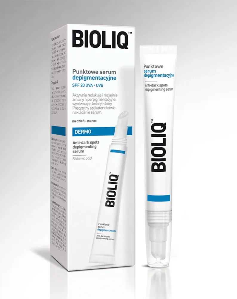 Депигментационен серум за точково прилагане с шикимова киселина Bioliq