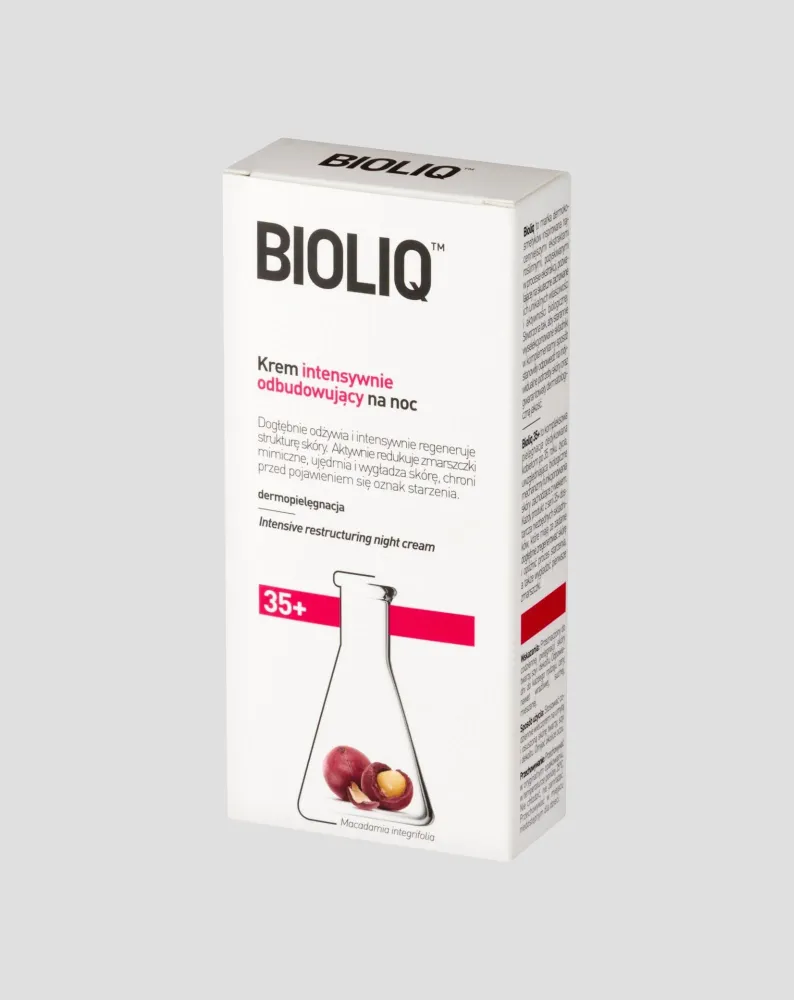 Интензивно възстановяващ нощен крем против бръчки 35+ Bioliq