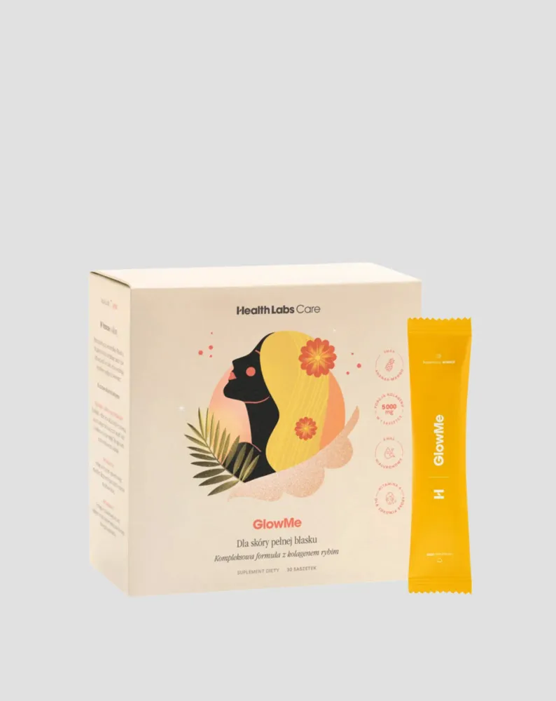Колаген за пиене GlowMe с вкус на Ананас-Манго Health Labs Care 30 сашета