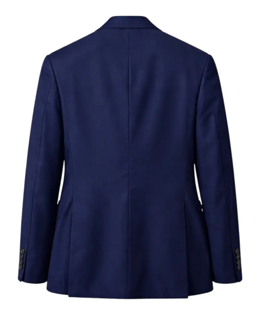 Double-Breasted Suit 100% Wool Ceremonies and Office