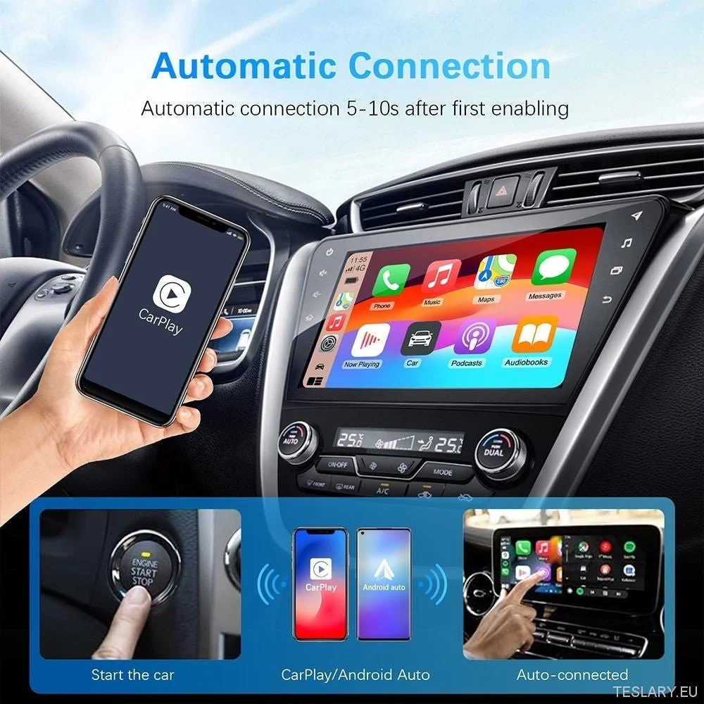 Универсален безжичен CarPlay & Android Auto Adapter