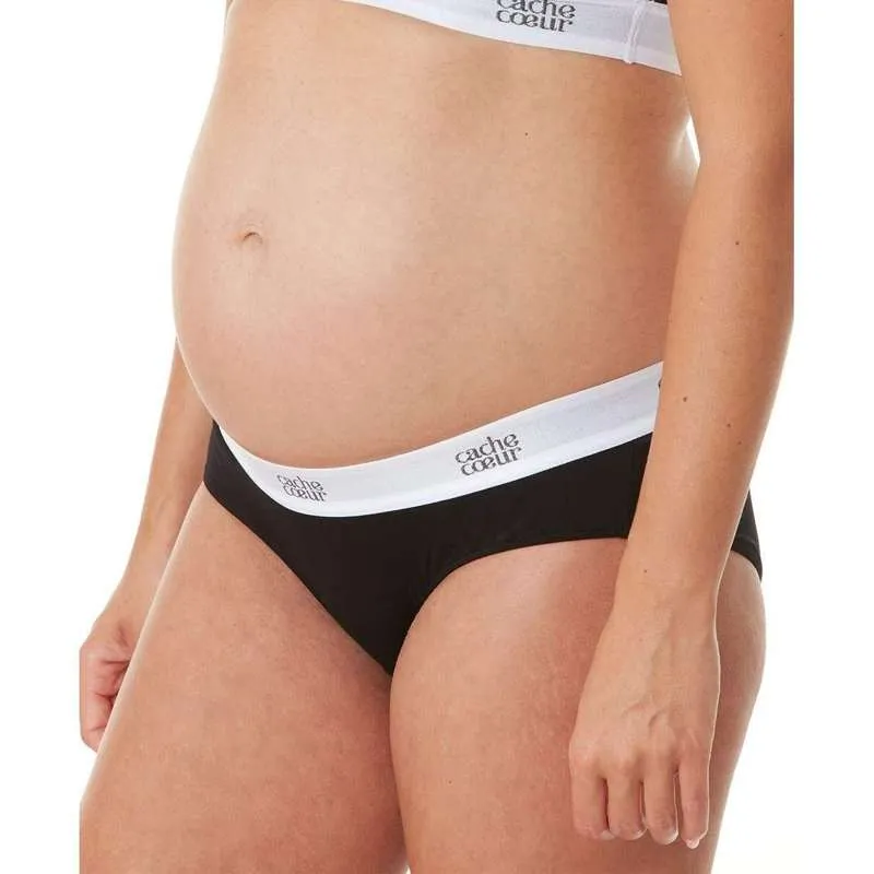 Cache Coeur Life - Maternity low waist brief - Underwear - Black L