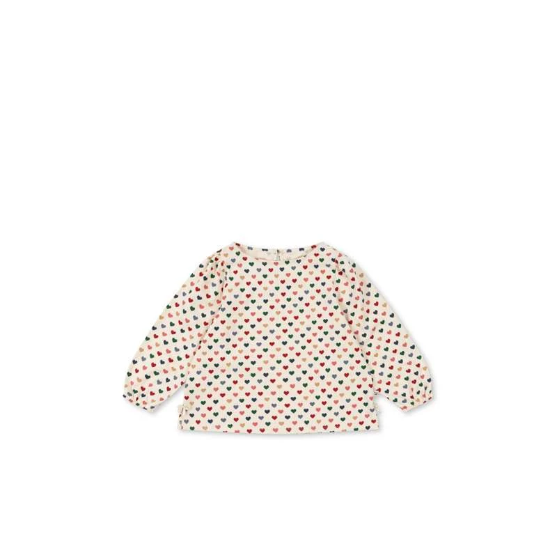 Konges Sløjd Drey T-Shirt Slit - GOTS - Coeur Coloré