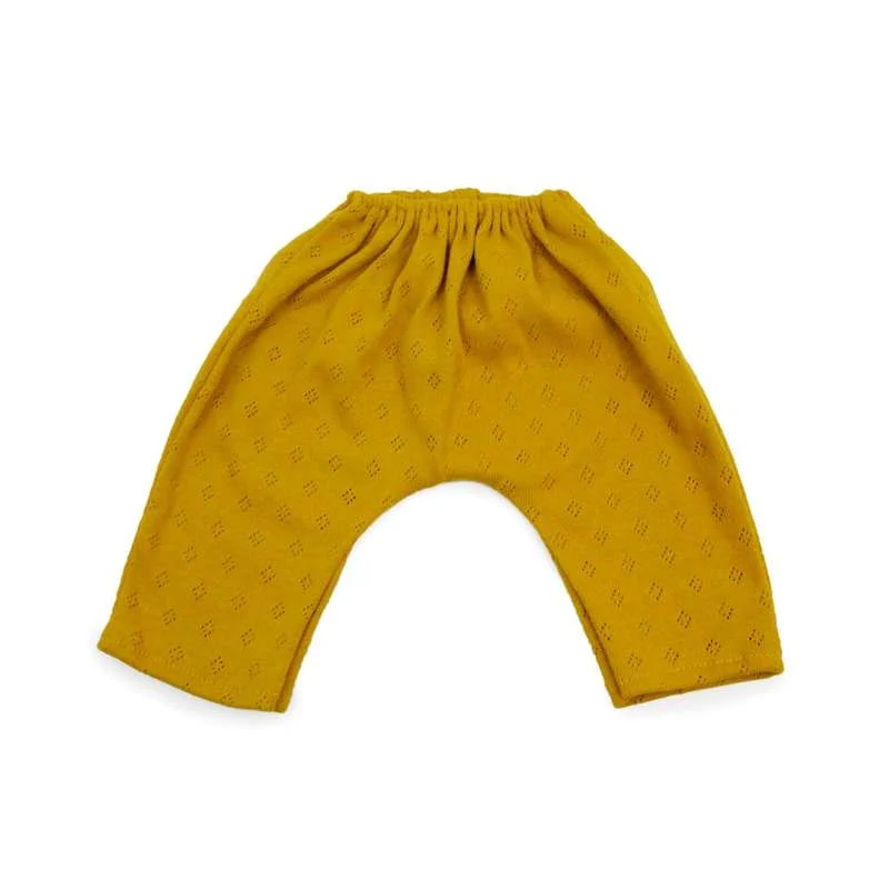 Memories Así Doll clothes - 43-46 cm. - Cotton pants - Ochre