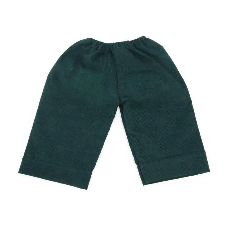 Memories Así Doll clothes - 43-46 cm. - Мека тъкан pants - Dark green