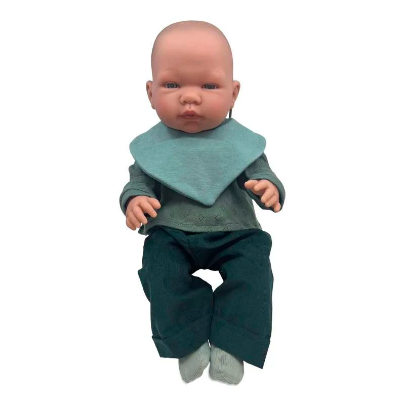 Memories Así Doll clothes - 43-46 cm. - Мека тъкан pants - Dark green