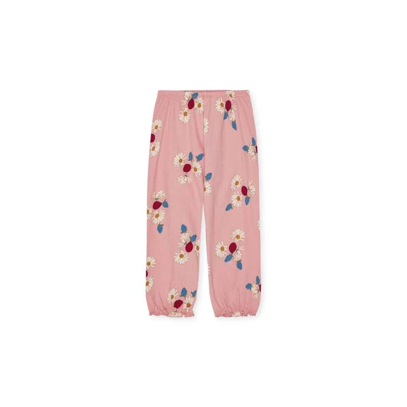 Пране в пералня Konges Sløjd Chleo Pants - OCS - Ladybug Daisy Blush