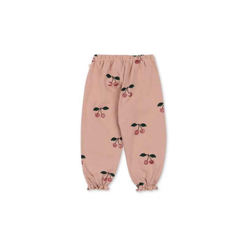 Konges Sløjd Malli Cherry Glitter Pants - GOTS - Ma Grande Cerise Glitter Mellow Matching Headband