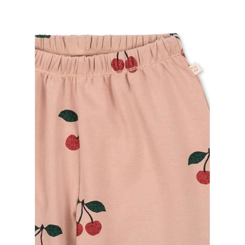 Konges Sløjd Malli Cherry Glitter Pants - GOTS - Ma Grande Cerise Glitter Mellow Matching Headband