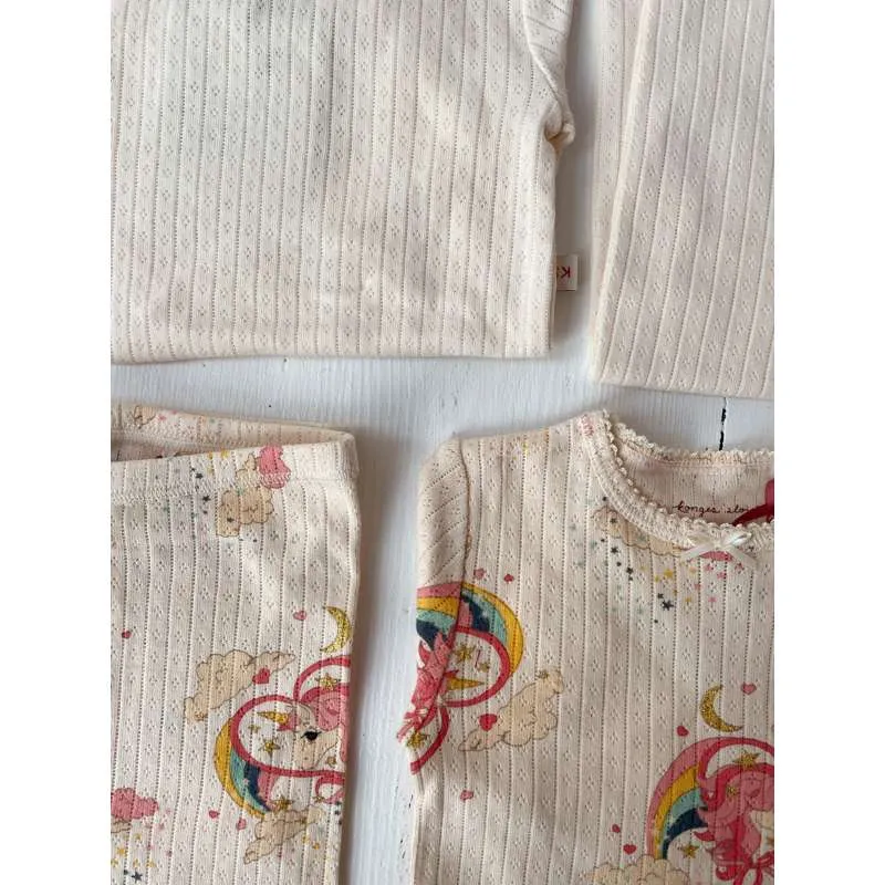 Графичен принт Konges Sløjd Minnie Pants - GOTS - Buttercream 9