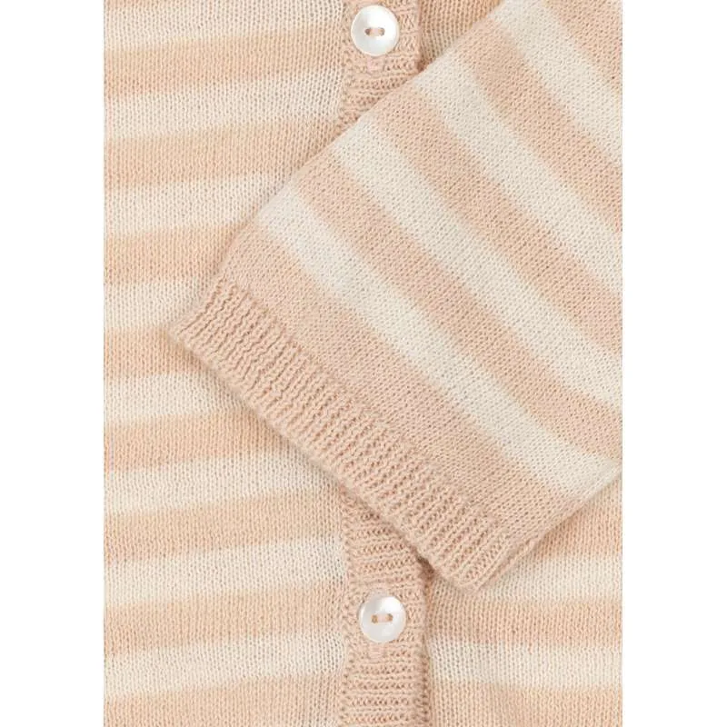 Fanga Fontana Venti Cardigan - Strik - GOTS - Cameo Rose 3m