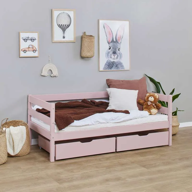 Hoppekids Drawer Set on Wheels - 2 pcs. (Multiple Sizes) - Pale Rose