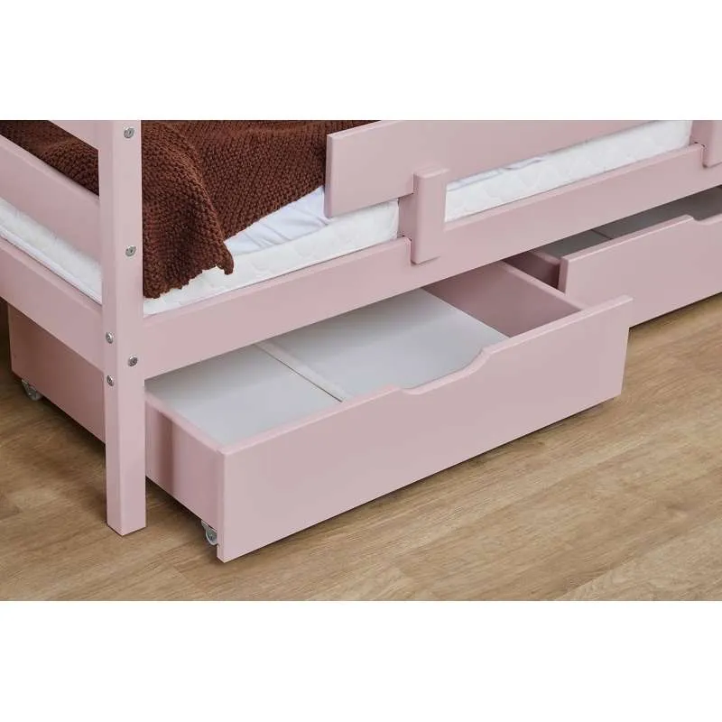Hoppekids Drawer Set on Wheels - 2 pcs. (Multiple Sizes) - Pale Rose