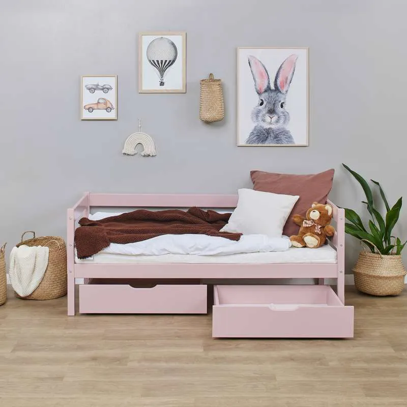 Hoppekids Drawer Set on Wheels - 2 pcs. (Multiple Sizes) - Pale Rose