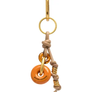 Gianni Chiarini Leather Donut Bag Charm